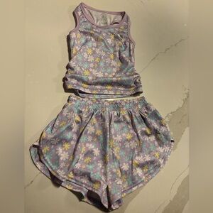 Floral Tank and Shorts Set 4T NWOT